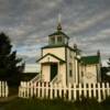 The Transfiguration 
Of Our Lord Russian 
Orthodox Church.
(in evening)
Ninilchik, Alaska.