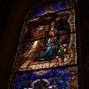 Another beautiful stained-glass church window in this chapel.