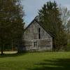 A picturesque old wooden barn near Notre-Dame-Du-Stanbridge, Quebec.