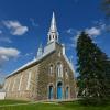 Charming old stone chapel in
Bedford, Quebec.