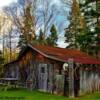 Antique 1930's wood shed-near Trois Rivieres, Quebec