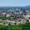A panoramic view of Montreal
from Mt Royal Lookout.