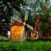 Stone Dutch styled windmill-near Montmagny, Quebec