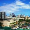 Downtown Honolulu and inner harbour area