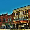 Harlan, Iowa Theatre & 
'South side' businesses~
