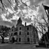 Fayette County Courthouse.
(black & white)
