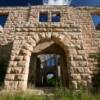 A close up view of this
classic stone school.
Stiles, Texas.