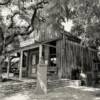 B&W perspective of the
Luckenbach Post Office.