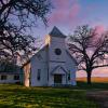 A lovely evening at a chapel
in Reagan, Texas.
